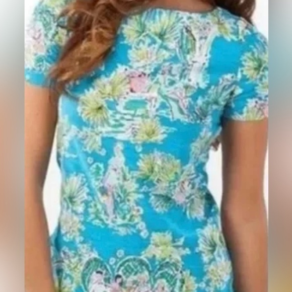 Rare Lilly Pulitzer Jungle Glam short sleeve blouse size S - Picture 1 of 9